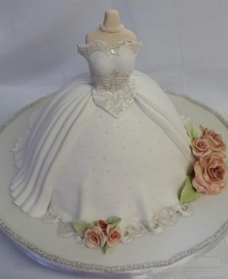 Торт Свадебное платье 2кг